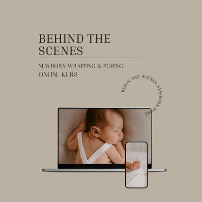 Behind the Scenes - Newborn Wrapping & Posing Online Kurs