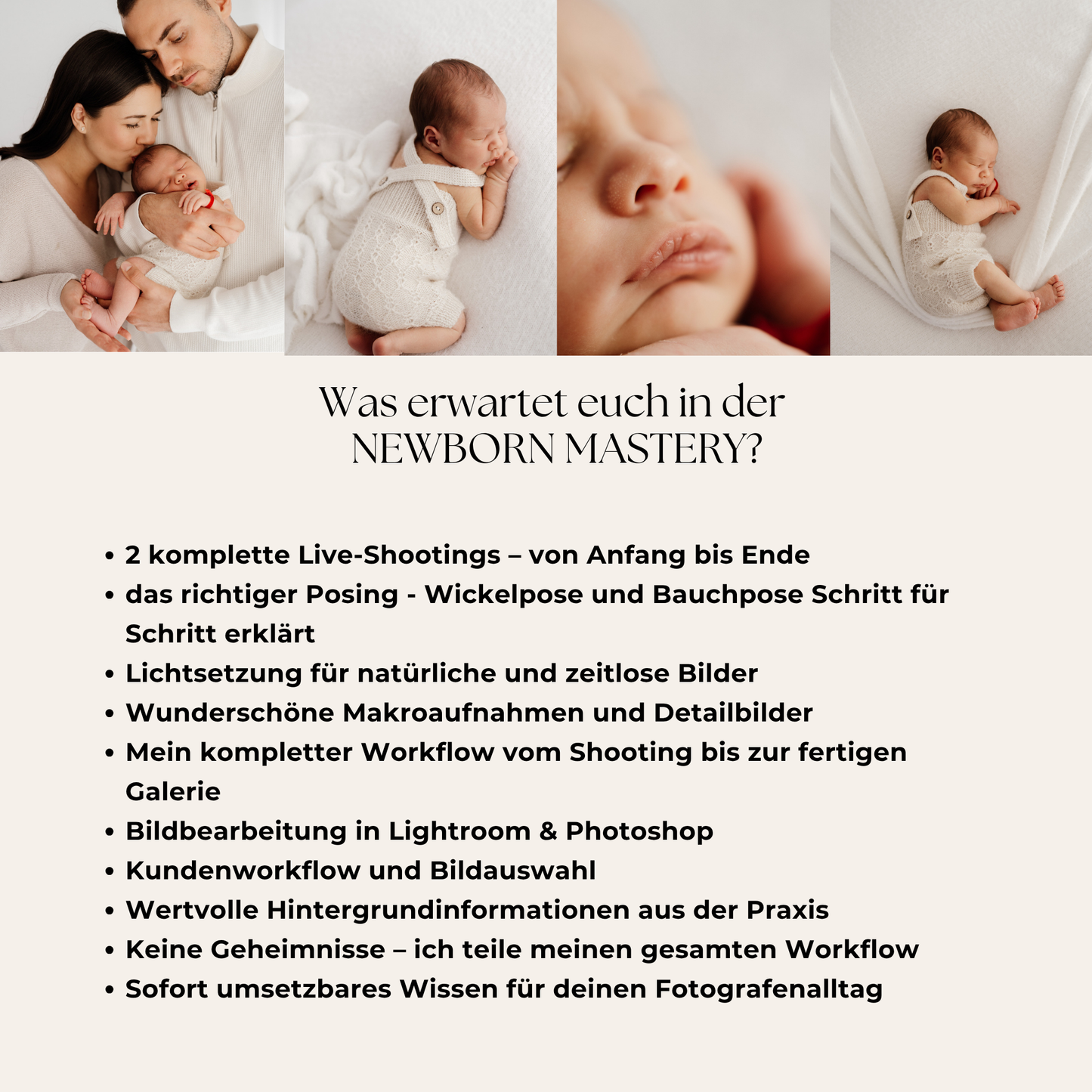 Newborn Online Kurs - Newborn Mastery