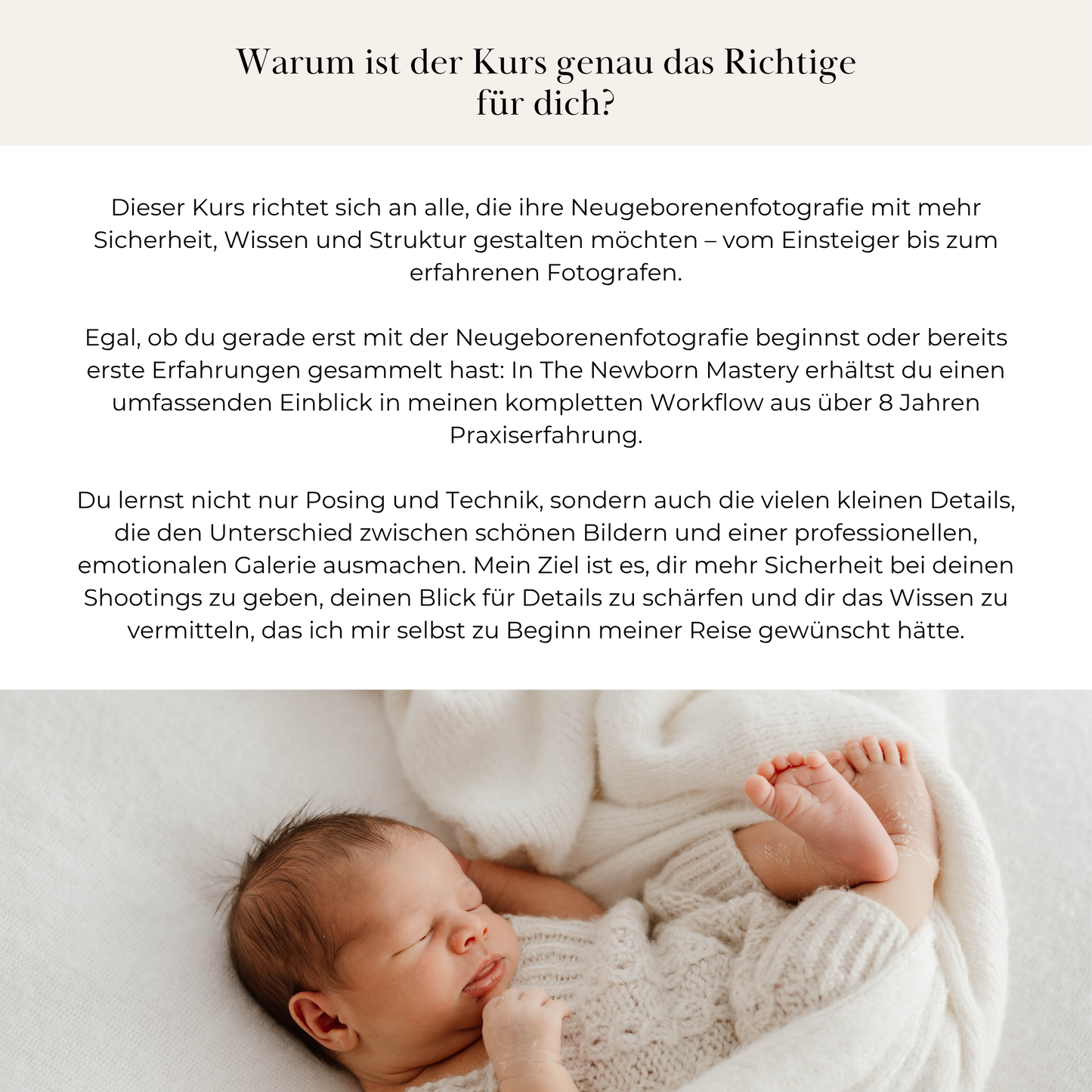 Newborn Online Kurs - Newborn Mastery